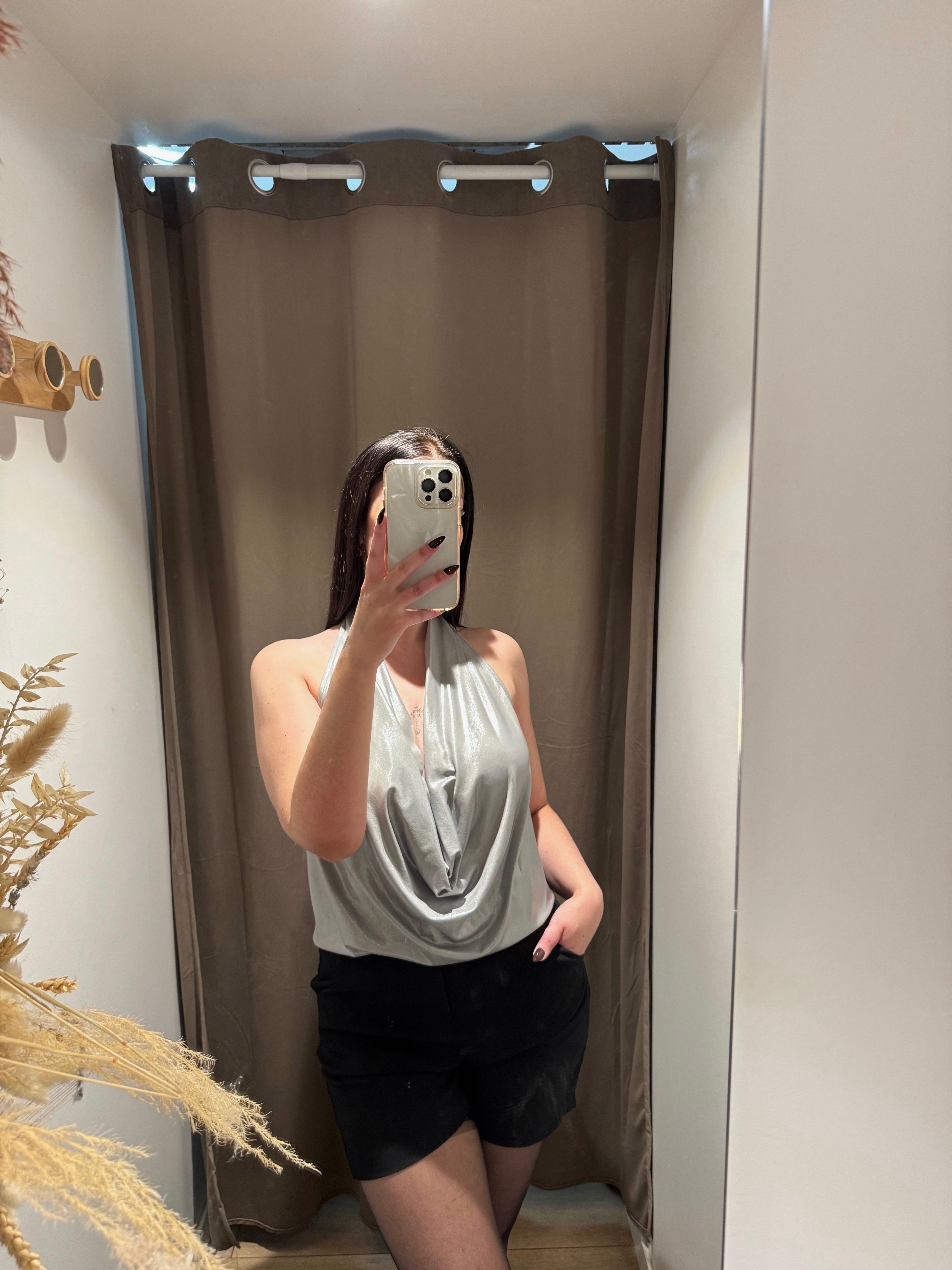 Haut brillant Agathe