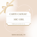 Carte cadeau